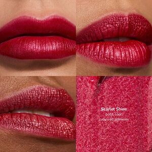 Brand New Scarlet Shine Lip Cream
anti aging, long lasting, one step color